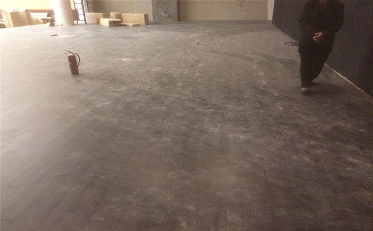 橡膠木木地板籃球館主輔龍骨結(jié)構(gòu)